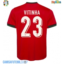 Camisa de time de futebol Portugal Vitinha #23 Replicas 1º Equipamento Europeu 2024 Manga Curta